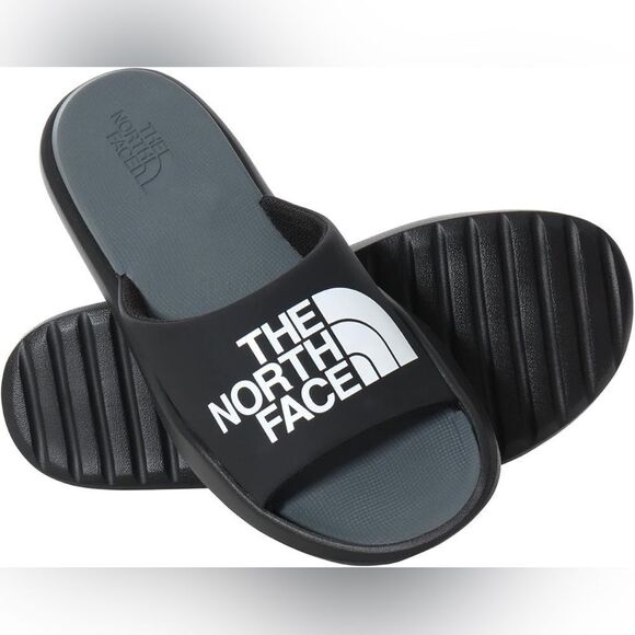 The north face TRIARCH slide black/white size 13 NWT - Picture 1 of 11